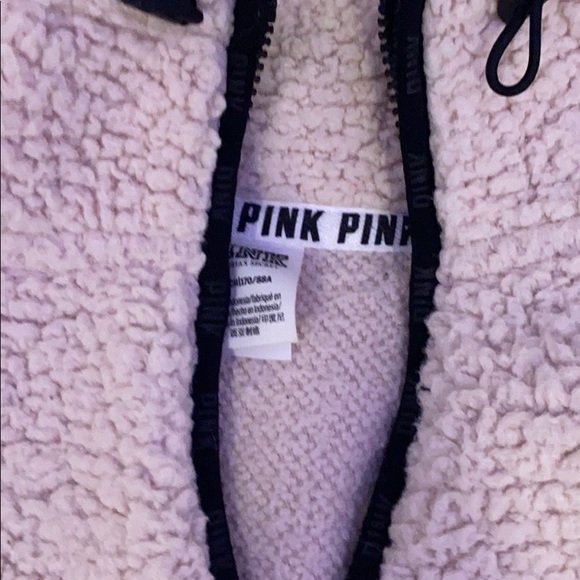VS PINK Sherpa Quarter Zip - Picture 2 of 3